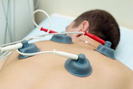 Cervical osteochondrosis electrotherapy