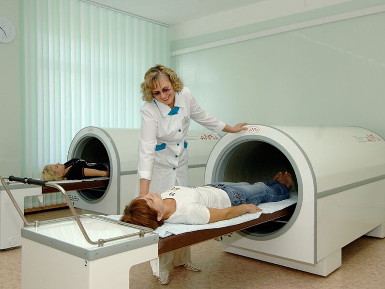 In order to diagnose osteochondrosis, magnetic resonance imaging is performed